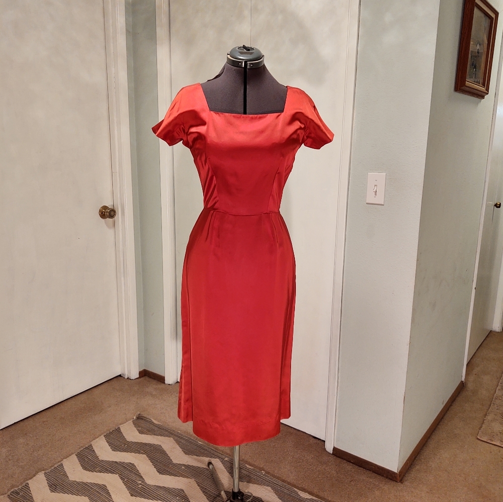 <SOLD> Vintage, ~'50s hand made dress, size ~6